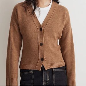 Madewell V-Neck Slim Cardigan Sweater size:L